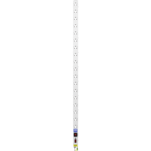 18 Way 13A Vertical Sockets Illuminated Main Switch Fused 13A Plug PDU - Image 2