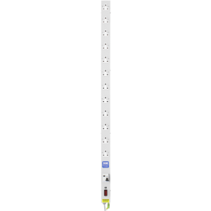12 Way 13A Vertical Sockets Fused RCD Protected 13A Plug PDU - Image 2