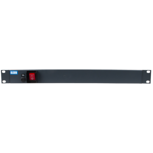 6 Way 19" 1U Horizontal Rack Mount Rear Facing IEC 60320 C13 Sockets Main Switch PDU - Image 2