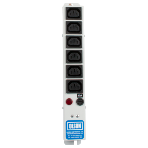 6 Way 10A IEC 60320 C13 Sockets SP Mains Fuse & Neon 13A Plug PDU - Image 2