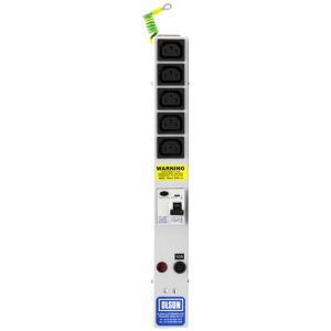 5 Way 10A IEC 60320 C13 Sockets SP Mains Fuse & Neon RCD Protected IEC 60320 C14 Inlet PDU - Image 2