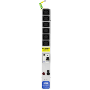 6 Way 10A IEC 60320 C13 Sockets SP Mains Fuse & Neon RCD Protected IEC 60320 C14 Inlet PDU - Image 2