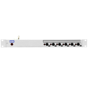 6 Way 19" 1U 10A IEC 60320 C13 Individual Neon & Fused PDU - Image 2