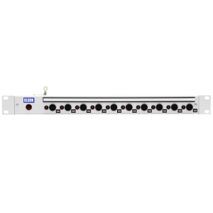 10 Way 19" 1U 10A IEC 60320 C13 Individual Neon & Fused PDU - Image 2