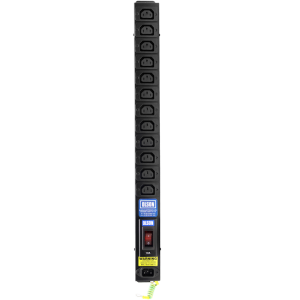 12 Way 10A IEC C13 Sockets C14 Inlet Circuit Breaker PDU - Image 2