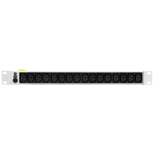 16 Way 19" 1U 10A IEC 60320 C13 Neon Fused 13A Plug PDU - Image 2