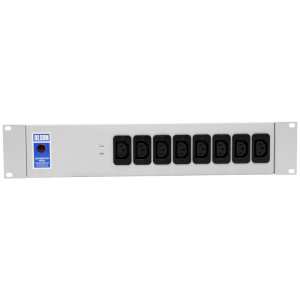 8 Way 19" 2U 10A IEC 60320 C13 Socket 13A Plug PDU - Image 2