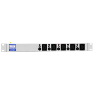 5 Way 19" 1U 10A IEC 60320 C13 Individual Neon & Fused 13A Plug PDU - Image 2