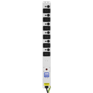6 Way 16A IEC 60320 C19 Unswitched Individually Fused Neon 16A Plug PDU - Image 2