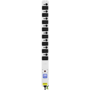 8 Way 16A IEC 60320 C19 Unswitched Individually Fused Neon 16A Plug PDU - Image 2