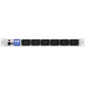 6 Way 19" 1U 16A IEC 60320 C19 Neon & Fused 16A Plug PDU - Image 2