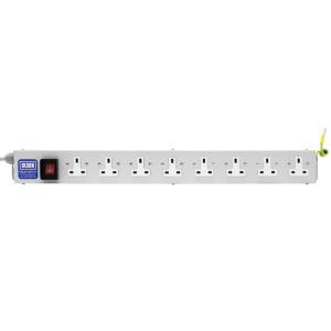 8 Way 13A Illuminated Main Switch Neon Fused PDU - Image 2