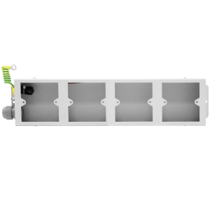 4 x 1 Gang Accessory Mount Neon Flat Portable Empty Box PDU - Image 2
