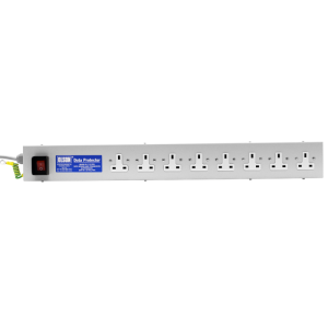 8 Way 10A UK RF Filtered Surge Protected Fused Main Switch PDU - Image 2