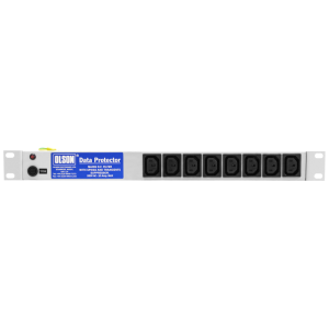 8 Way 19" 1U 10A IEC 60320 C13 RF Filtered Surge Protected Neon Fused 13A Plug PDU - Image 2
