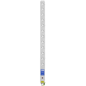 12 Way 13A Sockets Angled Left RF Filtered Surge Protected Neon PDU - Image 2