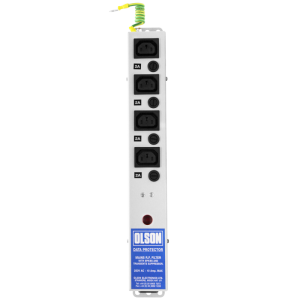 4 Way 10A IEC C13 Sockets Individually Fused RF Filtered Surge Protected Neon C14 Inlet PDU - Image 2
