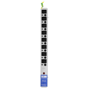 8 Way 10A IEC C13 Sockets Individually Fused RF Filtered Surge Protected Neon C14 Inlet PDU - Image 2