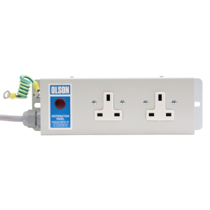 2 Way 13A Unswitched Socket Neon 32A Plug PDU - Image 2