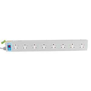 8 Way 13A Unswitched Socket Neon 16A Plug PDU - Image 2