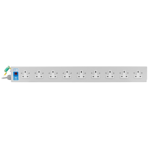 9 Way 13A Unswitched Socket Neon 13A Plug PDU - Image 2