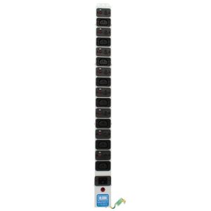 8 Way 10A Individually Fused IEC C13 Sockets & C20 Inlet Neon PDU - Image 2
