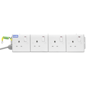 4 Way 13A Switched Socket Neon Flat 13A Plug Portable PDU - Image 2