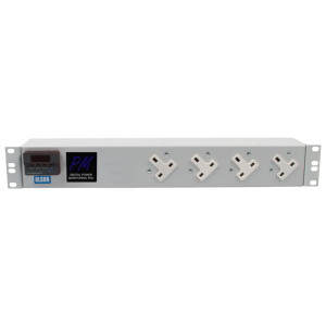 4 Way 19" 1.5U 13A Unswitched Power Metered 32A Plug PDU - Image 2