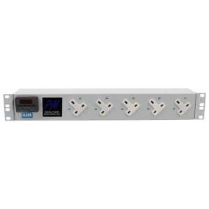 5 Way 19" 1.5U 13A Unswitched Power Metered 13A Plug PDU - Image 2