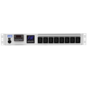 8 Way 19" 1.5U Power Metered 10A IEC 60320 C13 Fused 13A Plug PDU - Image 2