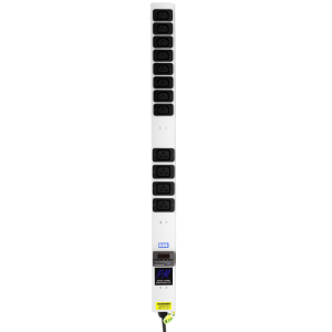 8x 10A IEC 60320 C13 & 4x 16A IEC 60320 C19 Socket Power Metered PDU - Image 2