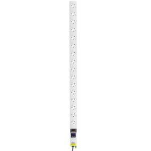 16 Way 13A Power Metered Sockets Angled Left 32A Plug PDU - Image 2