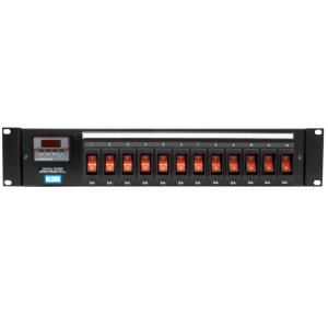 12 Way 19" 2U Power Metered 10A IEC 60320 C13 Individual Circuit Breaker Rack Mount PDU - Image 2