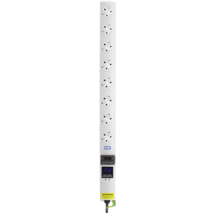 8 Way 13A Power Metered Sockets Angled Right 13A Plug PDU - Image 2