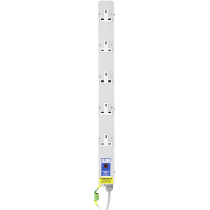 5 Way 13A Vertical Sockets Neon 13A Plug PDU - Image 2
