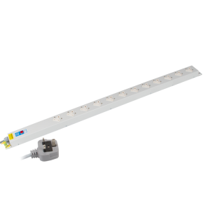 12 Way 13A Sockets Angled Right Neon 13A Plug PDU - Image 3