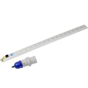 16 Way 13A Sockets Angled Right Illuminated Main Switch 16A Plug PDU - Image 3