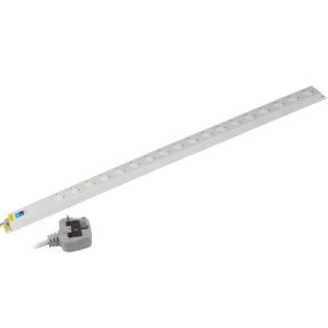 18 Way 13A Sockets Angled Right Neon 13A Plug PDU - Image 3