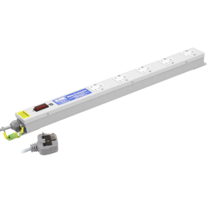 5 Way 13A Vertical Sockets RF Filtered Surge Protected Fused 13A Plug PDU - Image 3