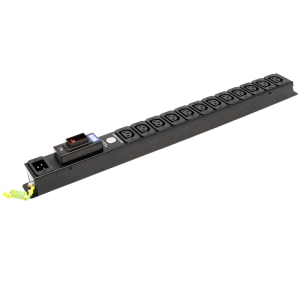 12 Way 10A IEC C13 Sockets C20 Inlet Circuit Breaker Surge Protected PDU - Image 3