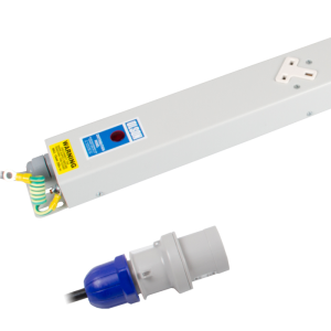 4 Way 13A Sockets Angled Left Neon 16A Plug PDU - Image 4