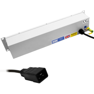 6 Way 2U 19" 16A IEC 60320 C19 Neon C20 Plug PDU - Image 4