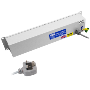 10 Way 19" 2U 10A IEC 60320 C13 RF Filtered Surge Protected Illuminated Main Switch Fused 13A Plug PDU - Image 4