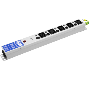 5 Way 10A IEC C13 Sockets Individually Fused RF Filtered Surge Protected Neon C14 Inlet PDU - Image 3