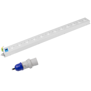 12 Way 13A Unswitched Socket Neon 16A Plug PDU - Image 3