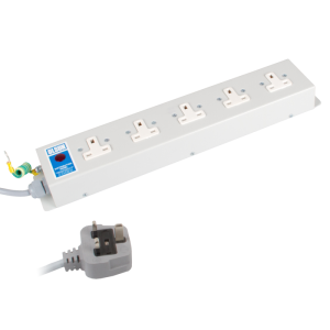 5 Way 13A Unswitched Socket Neon 13A Plug PDU - Image 3