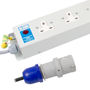 6 Way 13A Unswitched Socket Neon 32A Plug PDU - Image 4