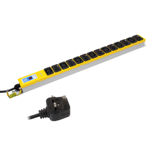 7 Way 10A Individual Neon Fused IEC C13 Sockets 13A Plug PDU - Image 3