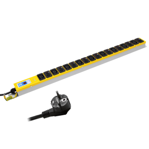 9 Way 10A Individual Neon Fused IEC C13 Sockets CEE 7/7 Plug PDU - Image 3