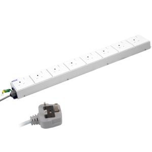 8 Way 13A Switched Socket Neon Flat 13A Plug Portable PDU - Image 3